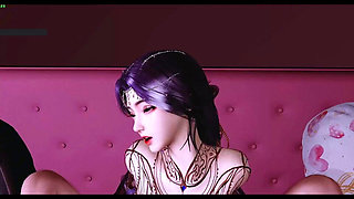 Virtual Goddess Spark: Scarlet Curves - 3D Animation Hentai