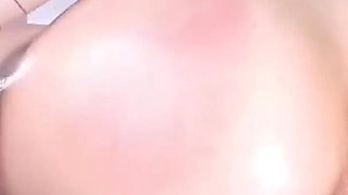 Latina Girl with Big Tits Fulfills Anal Fantasy with Big and Huge Dildo