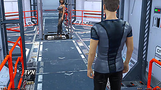 Stranded in Space - Military Girl with Big Tits and Fat Ass Dreams of My Cock