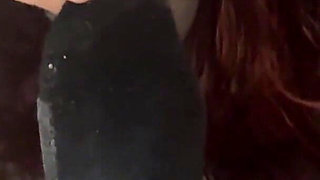 Girl Sniffs Old Mans Work Boots Socks Feet