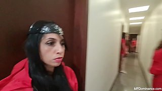 Nataly Eating Big And White Ass