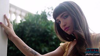 Arousing all natural Playboy model Ivy Rose