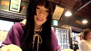 Asian Momoka inside school uniform has fingered Uncensored