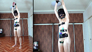 Three-point Pleasure Stimulation with No Panties and No Bra