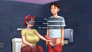 Teen girl showing her boobs