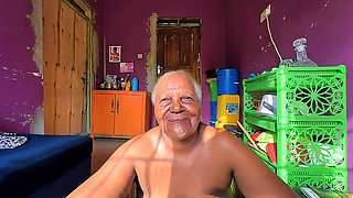 Big Beautiful Busty Granny Wanted to Taste My Cum