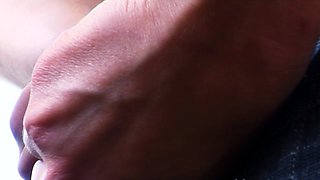 Amateur super sexy teen busty brunette babe riding huge cock