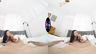 Matty Mila rides a big dick in stunning virtual reality