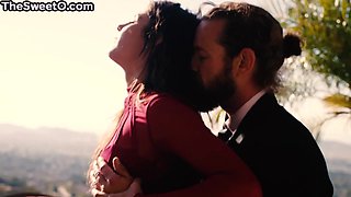 Saucy 21yo bae nailed by big white cock in wet snatch hol