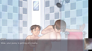 Milf Step-Mom Debbie All Shower lewd Scenes! summer time saga new update