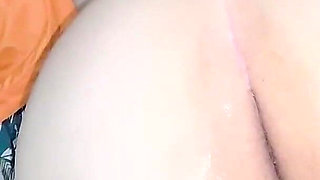 With My Asshole Wide Open and Loose From so Much Fisting, I Receive Several Cumshots Accumulated Inside My Intestines