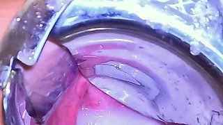 Latex Bunny Extreme Gape and Fart Session