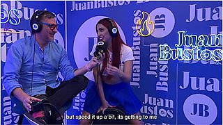 Jessica Sodi’s Sex Machine Fantasy Fulfilled in Juan Bustos’ Podcast