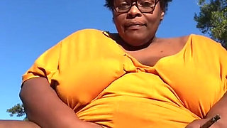 In the Middle of the Parking Flashing My Hairy Pussy