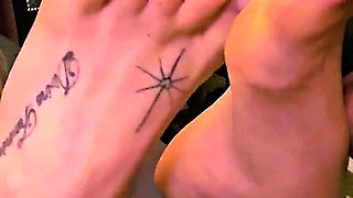 Sheela Sinner Foot Worship Barefoot Kissing Smelling Foot Fetish Socks Smelling