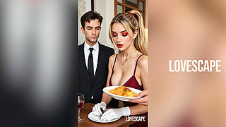 Innocent Date with Blonde Ends in Leash & Crawling Humiliation