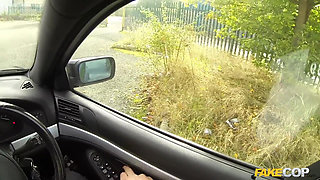 Fake Cop - Hot Cyclist with Big Tits and Sweet Ass Takes Big Load