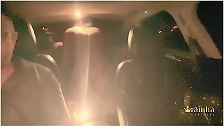 Married Queen Hotwife Cuckolded Uber And Fucked In The Car With Her Gifted Lover
