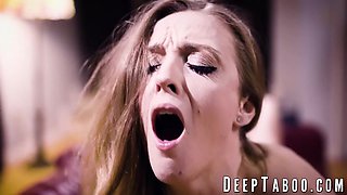 Karla Kush and Alex Coal steamy lesbian play turns into wild cock riding threesome