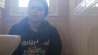 Watcher on Toilet