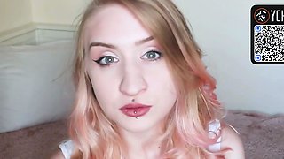 German ash-blonde inexperienced playing with tight ass-fuck
