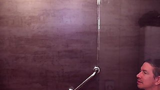 Double Slave in Bathtub and Gets Pussy Squirted by Me