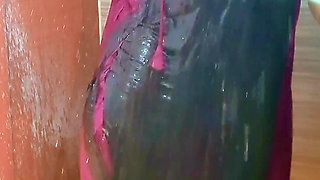 Hot MILF Big Ass & Huge Boobs Arab Stepmom Shower Sex in Bathroom