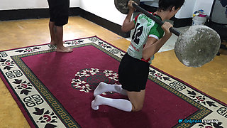 I Help My Step-sister Exercise Her Beautiful Pink and Tight Pussy