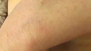 Blonde MILF Ila Jane From the UK Lowers Her White Knickers for You