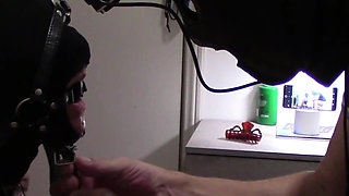 MILF Mouth-fucked with Ring Gag and Massive Throat Cumshot