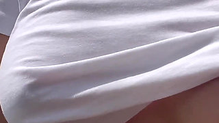 Wifey Loves to Be Braless in Public