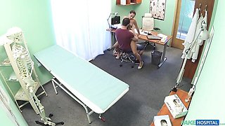 Tattooed fake doctor Adam Black fucked a long-legged hottie