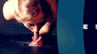 Blonde Odessa Bell Takes Gloryhole Face Fuck Debut