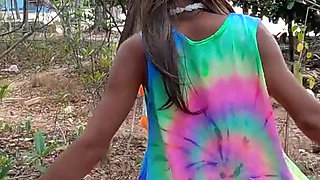 Pickup and fuck - Hippie girl anal