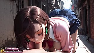 Momo Ayase Anal Alley Fuck - Big Ass Full of Sperm Cash Paid Hentai