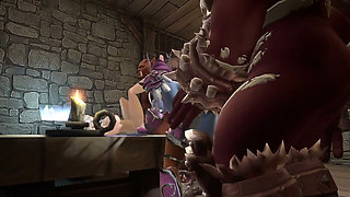 Orc orgy : Warcraft parody
