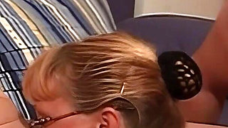 Rotten Meier with Couple - Dirty Blonde and Mature Slut Share Cock