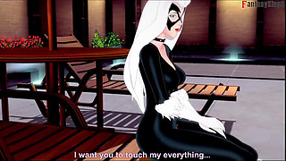 Felicia Hardy,black Cat, Bikini Blowjob - Marvel