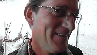 Black Cock Blowjob in a Hardware Store by an Older Salesman