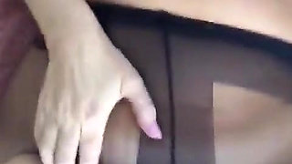 Watch Me Rip My Stocking and Tease You with My Ass and Pussy