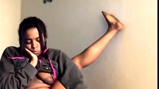 Hot Black Maid Does Some Webcam Black and Ebony