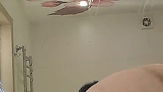 Shining Russian MILF Shows Hairy Armpits and a Thick Bush and Hairy Ass Ginnagg
