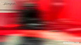 Latex Slave Alex Fingered & Dominated by Gloomy Babe in Rubber Catsuit - Hardcore BDSM HD