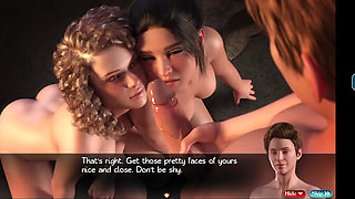 Sharing bed with step sister hot friend with noticing her and she also want to join us