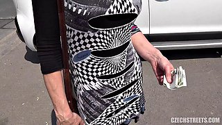 Mrs Irena Sucks for Cash and Cock