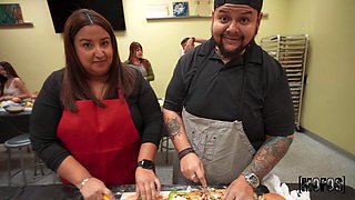 Hot Kitchen Seduction Featuring Jimmy Michaels’ Burning Desire