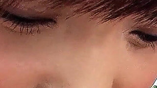 Skinny Asian Teen Bibichichi with Really Small Tits Filmed in a Threesome