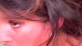 Lola, Beautiful Brunette, Has a Taste for Dicks