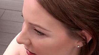 Tug Casting! Innocent Jenna Clove's First Day Ends with a Face Full of Cum