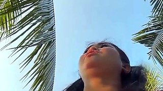 Amateur Big Titted Brunette Get Fucked On The Couch